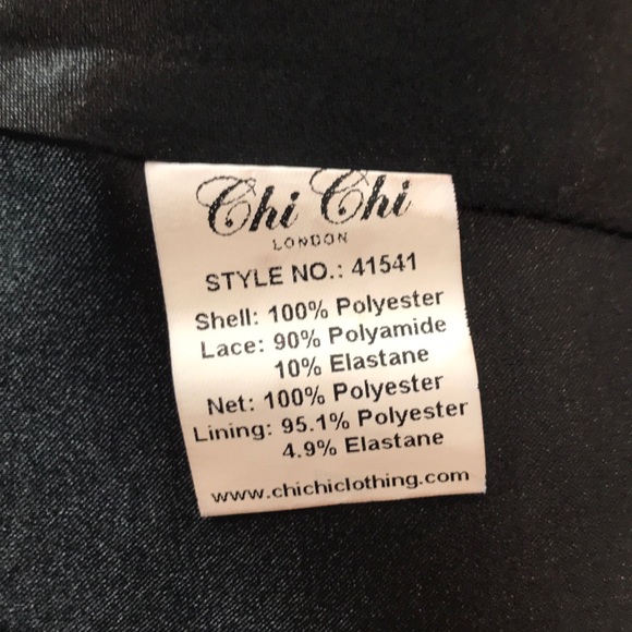 Chi Chi London | Black Mini Formal Dress - Picture 6 of 6